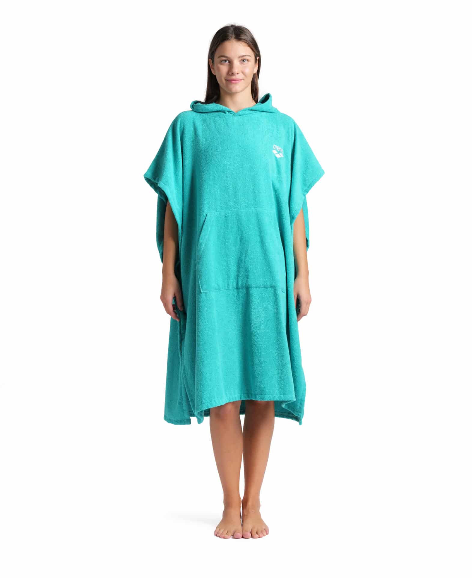 009651-800-ARENA COTTON PONCHO-003.127aa1c1 COTTON PONCHO ARENA Water White