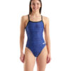 Costume donna SNAKESKIN Challenge Back ARENA Black Team Royal