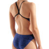 Costume donna SNAKESKIN Challenge Back ARENA Black Team Royal