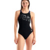 010256-570-WOMEN'S ARENA FLOWING SWIMSUIT V BACK-001.5f0e7259 Costume Donna Flowing Swimsuit V back ARENA