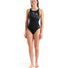 010256-570-WOMEN'S ARENA FLOWING SWIMSUIT V BACK-003.13f97147 Costume Donna Flowing Swimsuit V back ARENA