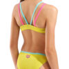010415-380-GIRL'S ARENA LOGO SWIMSUIT TWO PIECES-005.16aa7d91 BIKINI LOGO TWO PIECES ARENA bambina Yellow Star Water Shocking