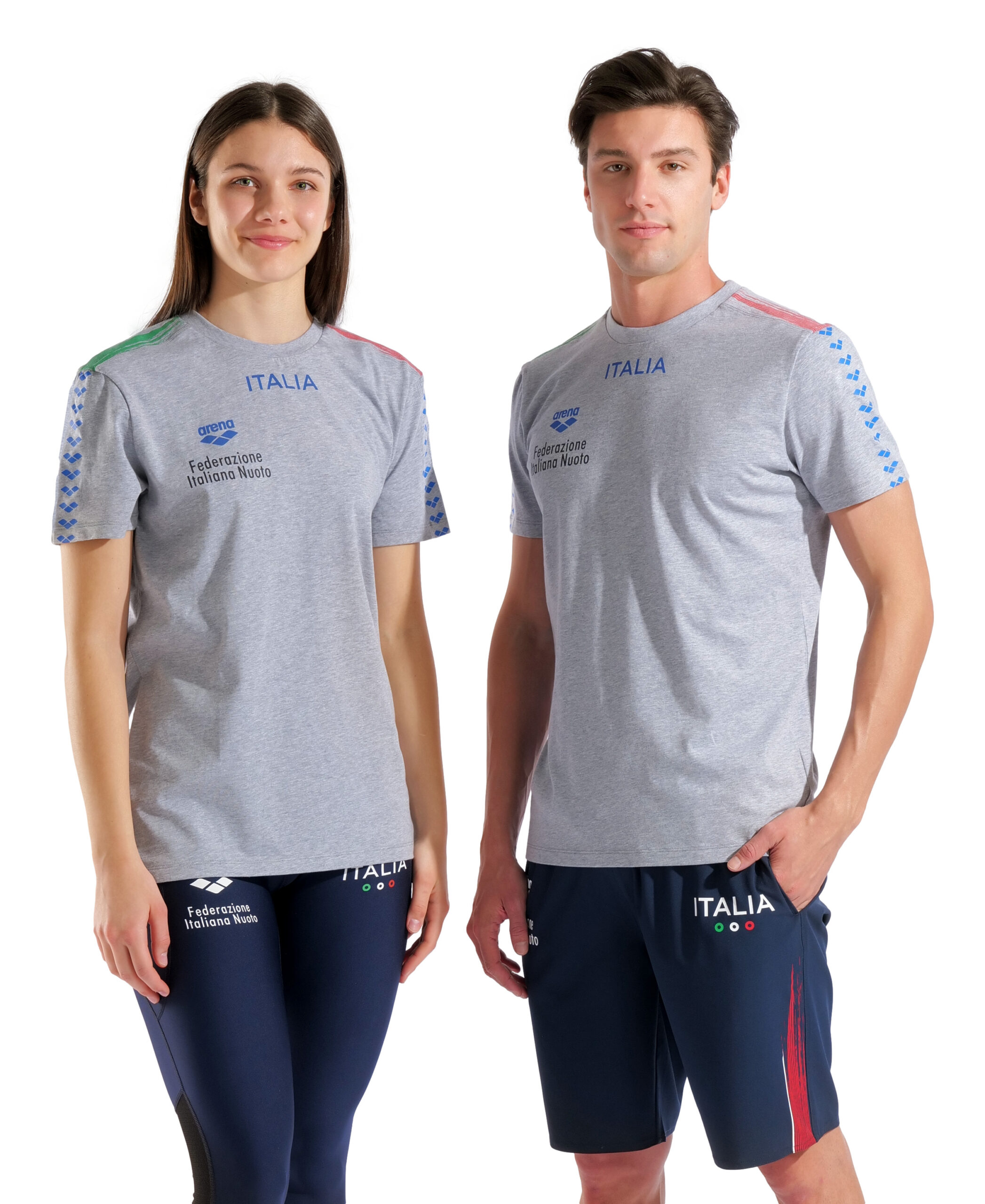 T-Shirt Unisex TEAM STRIPE ARENA Grigia