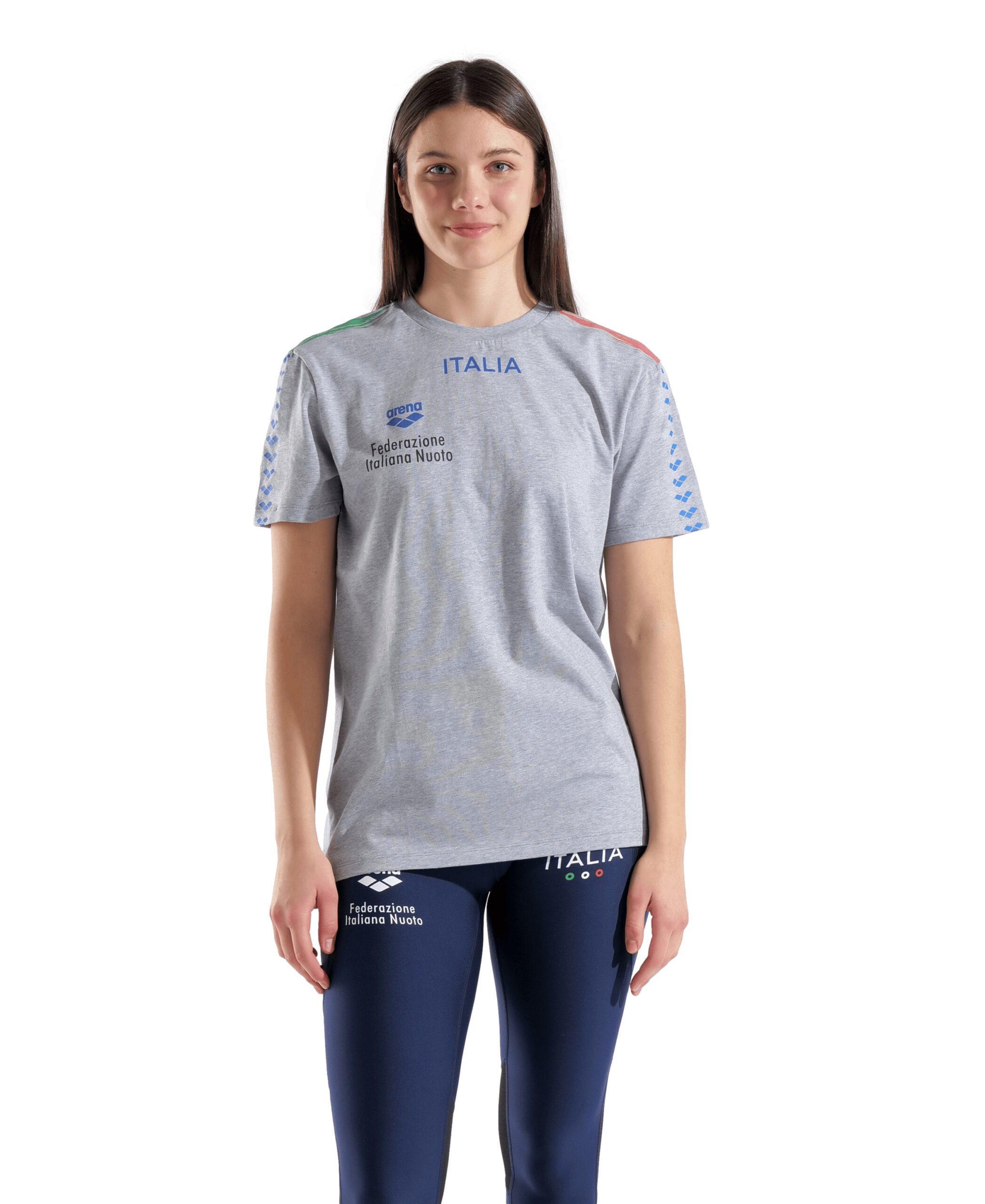 T-Shirt Unisex TEAM STRIPE ARENA Grigia