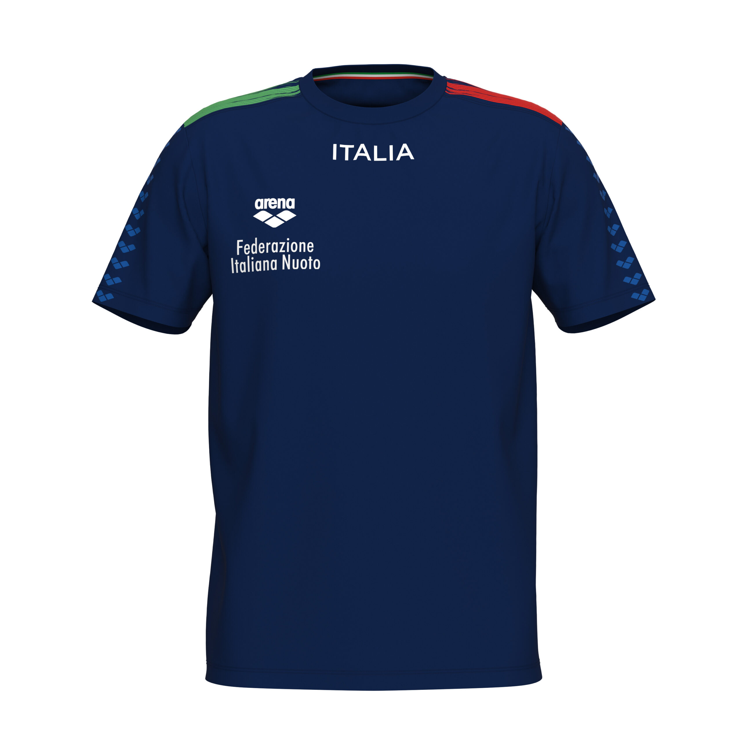 010958-700-02.d85c0ba6 T-Shirt Unisex TEAM STRIPE ARENA Blu