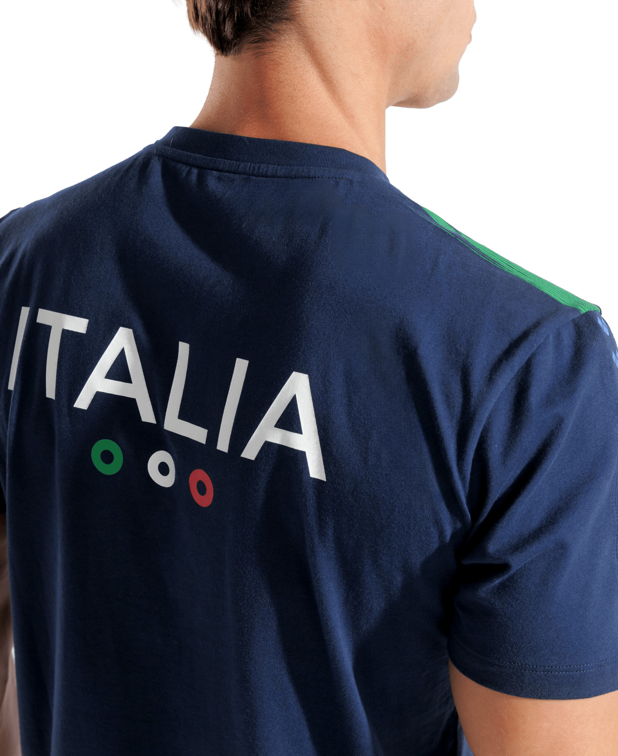 010958-700-ITALIA T-SHIRT TEAM STRIPE-007.4c7a8a8b T-Shirt Unisex TEAM STRIPE ARENA Blu