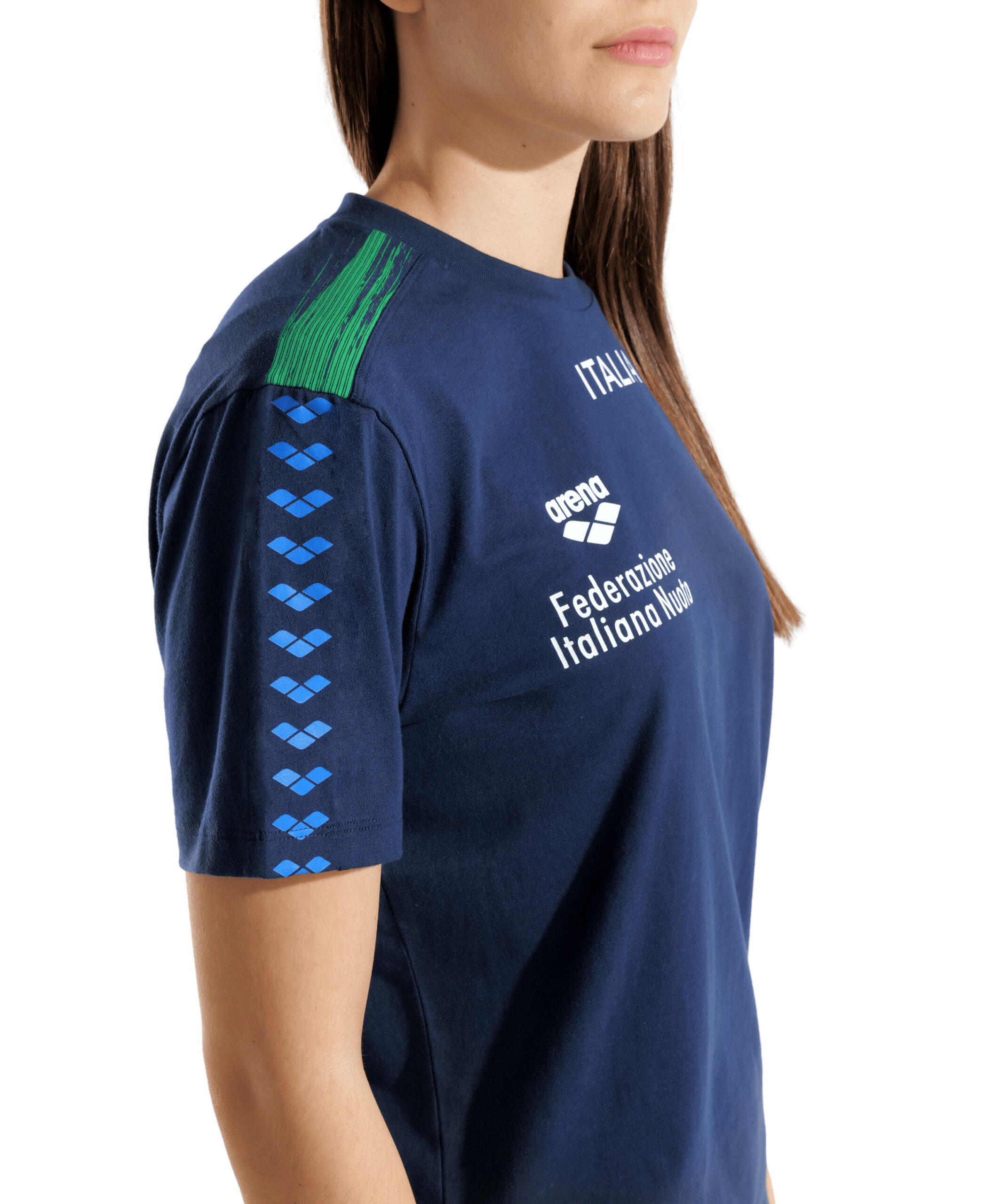 010958-700-ITALIA T-SHIRT TEAM STRIPE-008.f3af5ddf T-Shirt Unisex TEAM STRIPE ARENA Blu