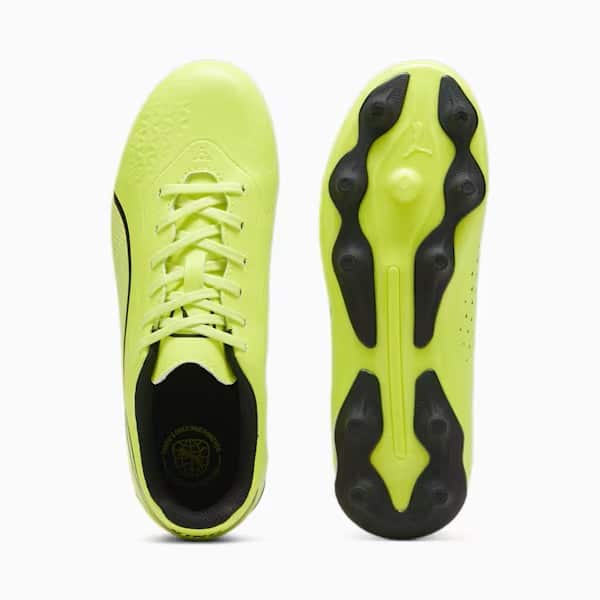 10757304 d Scarpe calcio PUMA KING MATCH FG/AG Junior Lime