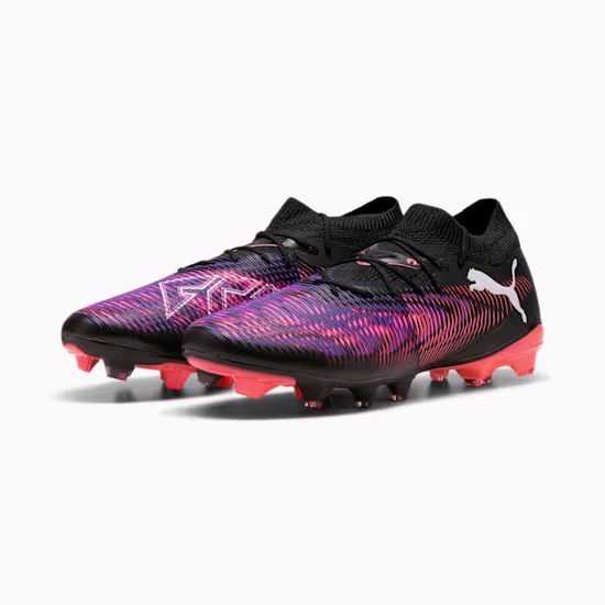 10814001 b Scarpa calcio FUTURE 8 MATCH FG/AG PUMA Black Glowing