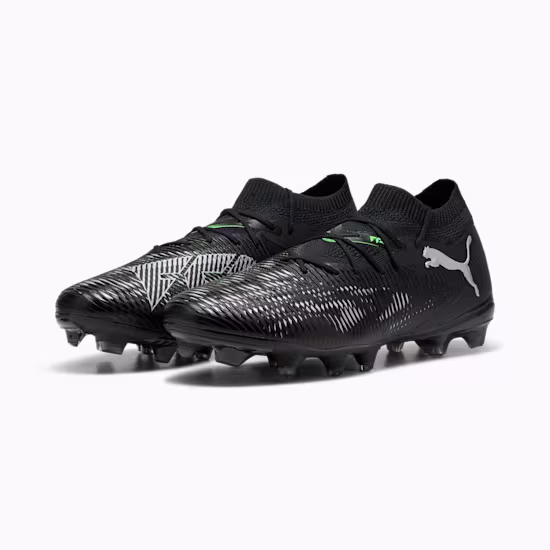 10814002 b Scarpa calcio FUTURE 8 MATCH FG/AG PUMA Black Gray Green