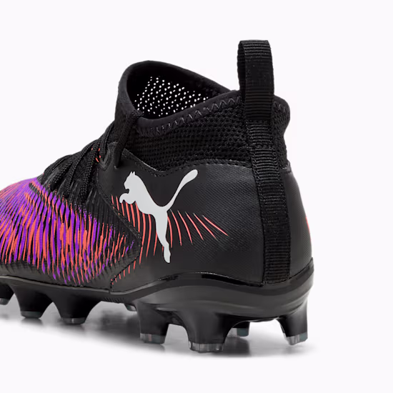 10814301 c Scarpa calcio FUTURE 8 MATCH FG/AG Black Glowing JUNIOR