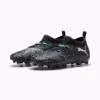 10814302 b Scarpa calcio FUTURE 8 MATCH FG/AG Black Gray Green JUNIOR