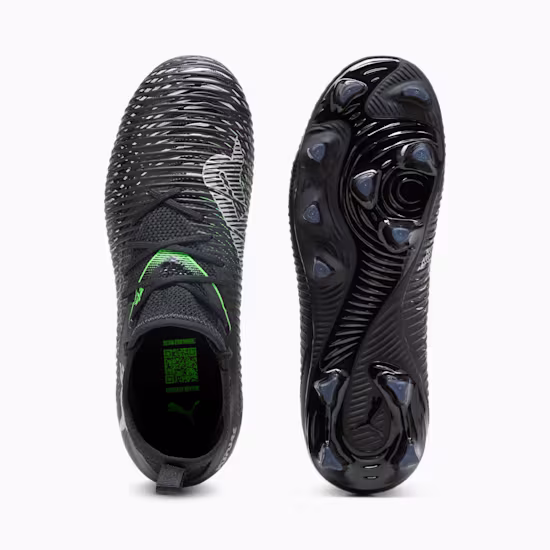 10814302 d Scarpa calcio FUTURE 8 MATCH FG/AG Black Gray Green JUNIOR