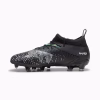 10814302 e Scarpa calcio FUTURE 8 MATCH FG/AG Black Gray Green JUNIOR