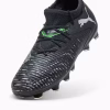 10814302 f Scarpa calcio FUTURE 8 MATCH FG/AG Black Gray Green JUNIOR
