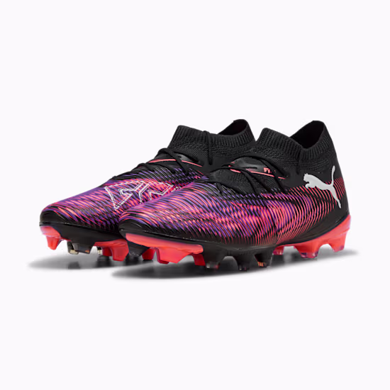 10838201 b Scarpa calcio DONNA FUTURE 8 MATCH FG/AG PUMA Black Glowing