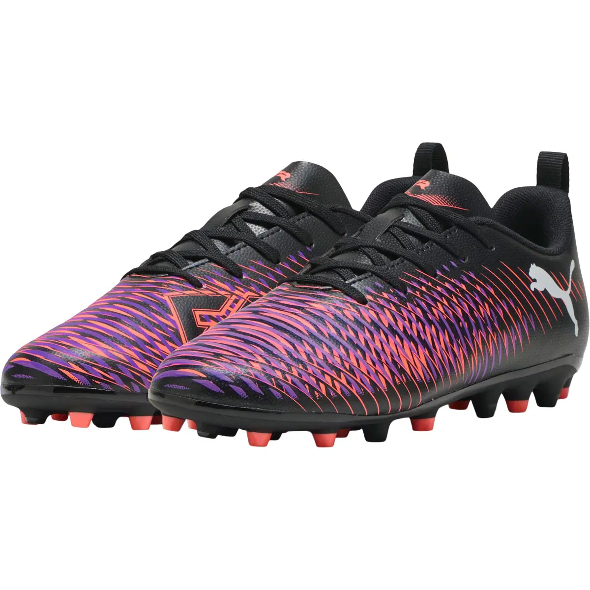 108393_01_06 Scarpa calcio FUTURE 8 PLAY MG PUMA Black Glowing Junior