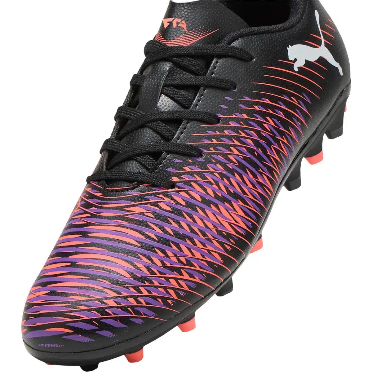 108393_01_07 Scarpa calcio FUTURE 8 PLAY MG PUMA Black Glowing Junior