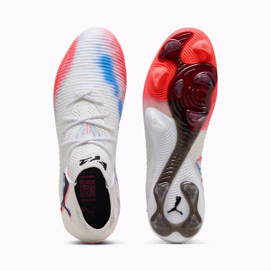 10858101 d Scarpa calcio FUTURE 8 ULTIMATE FG PUMA White Glowing Red