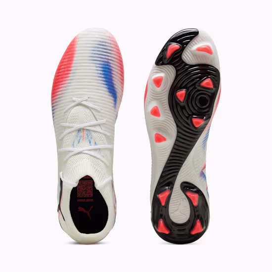 10858801 d Scarpa calcio FUTURE 8 PRO FG/AG PUMA White Glowing Red