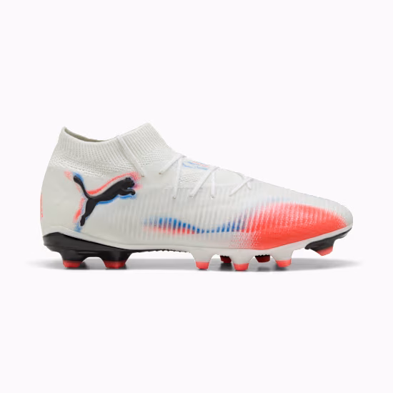 10858801 Scarpa calcio FUTURE 8 PRO FG/AG PUMA White Glowing Red