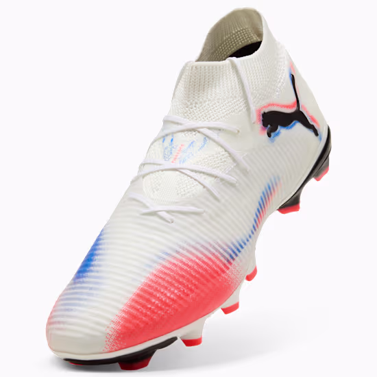 10858801 f Scarpa calcio FUTURE 8 PRO FG/AG PUMA White Glowing Red