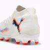 10861301 c Scarpa calcio FUTURE 8 PRO FG/AG White Glowing Red JUNIOR