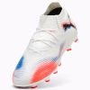 10861301 f Scarpa calcio FUTURE 8 PRO FG/AG White Glowing Red JUNIOR