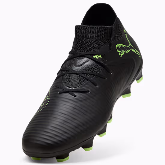 10861302 f Scarpa calcio FUTURE 8 PRO FG/AG Black Green JUNIOR