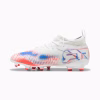10861401 e Scarpa calcio FUTURE 8 MATCH FG/AG White Glowing Red JUNIOR