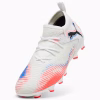 10861401 f Scarpa calcio FUTURE 8 MATCH FG/AG White Glowing Red JUNIOR