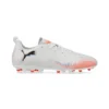 108623_011 Scarpa calcio FUTURE 8 PLAY MG PUMA White Glowing Red JUNIOR