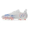 108623_01_21 Scarpa calcio FUTURE 8 PLAY MG PUMA White Glowing Red JUNIOR