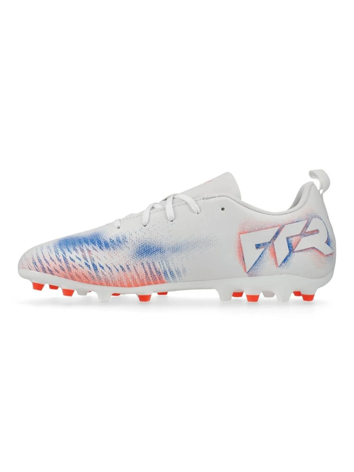 108623_01_21 Scarpa calcio FUTURE 8 PLAY MG PUMA White Glowing Red JUNIOR