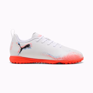 Scarpa calcio FUTURE 8 PLAY TT PUMA White Glowing Red Junior