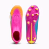Scarpa calcio ULTRA 6 MATCH LL FG/AG PUMA JUNIOR Poison Pink-Sun Stream-Bright Aqua - Thumbnail Image 4