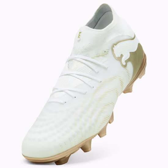 10871204 e Scarpa calcio FUTURE 9 PRO FG/AG PUMA White Gold