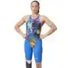 1585918465 Women's Fastskin LZR Pure Valor 2.0 Openback Kneeskin Blue_Pink Fastskin LZR Pure Valor 2.0 Openback Kneeskin Donna Molten Blur