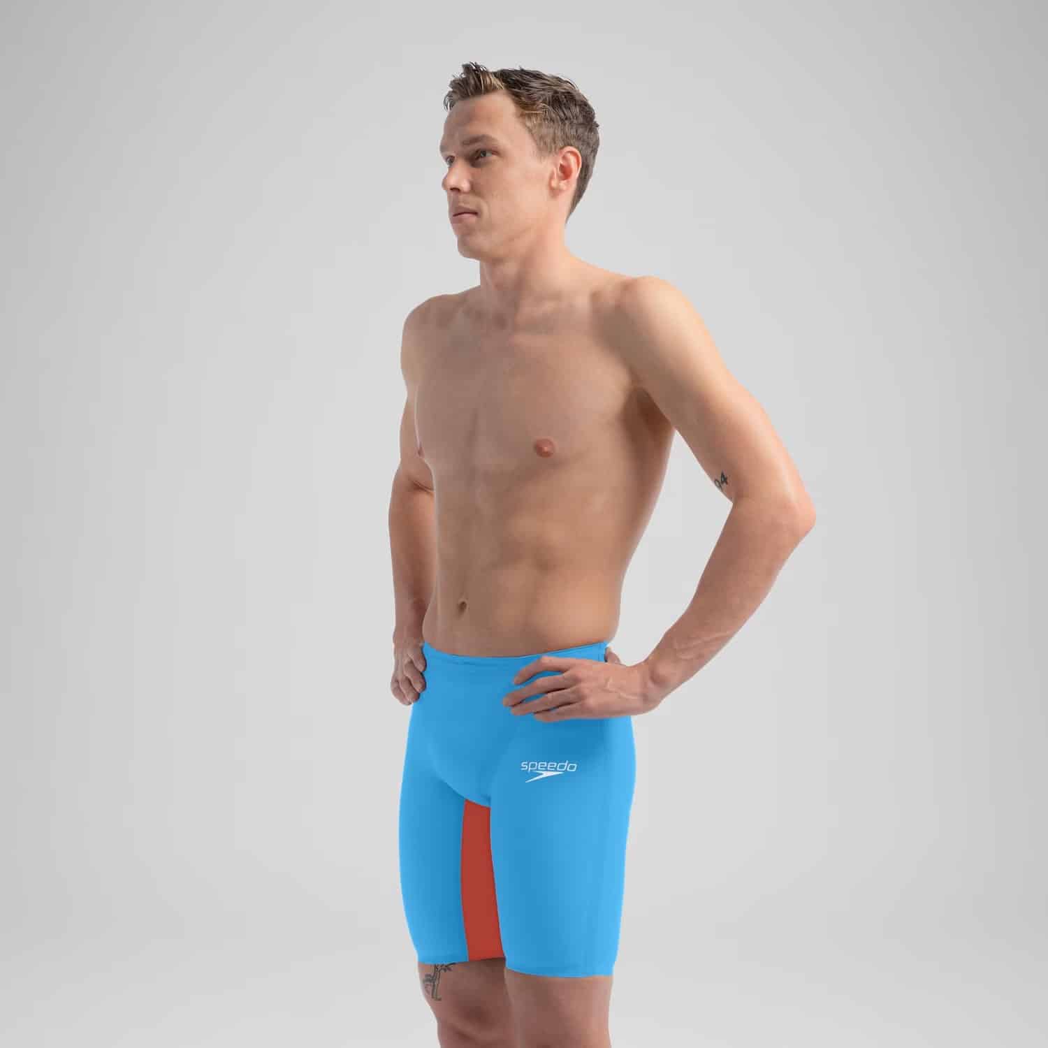 15861H828 B SPEEDO Fastskin LZR Pure Valor 2.0 Jammer Blu/Rosso