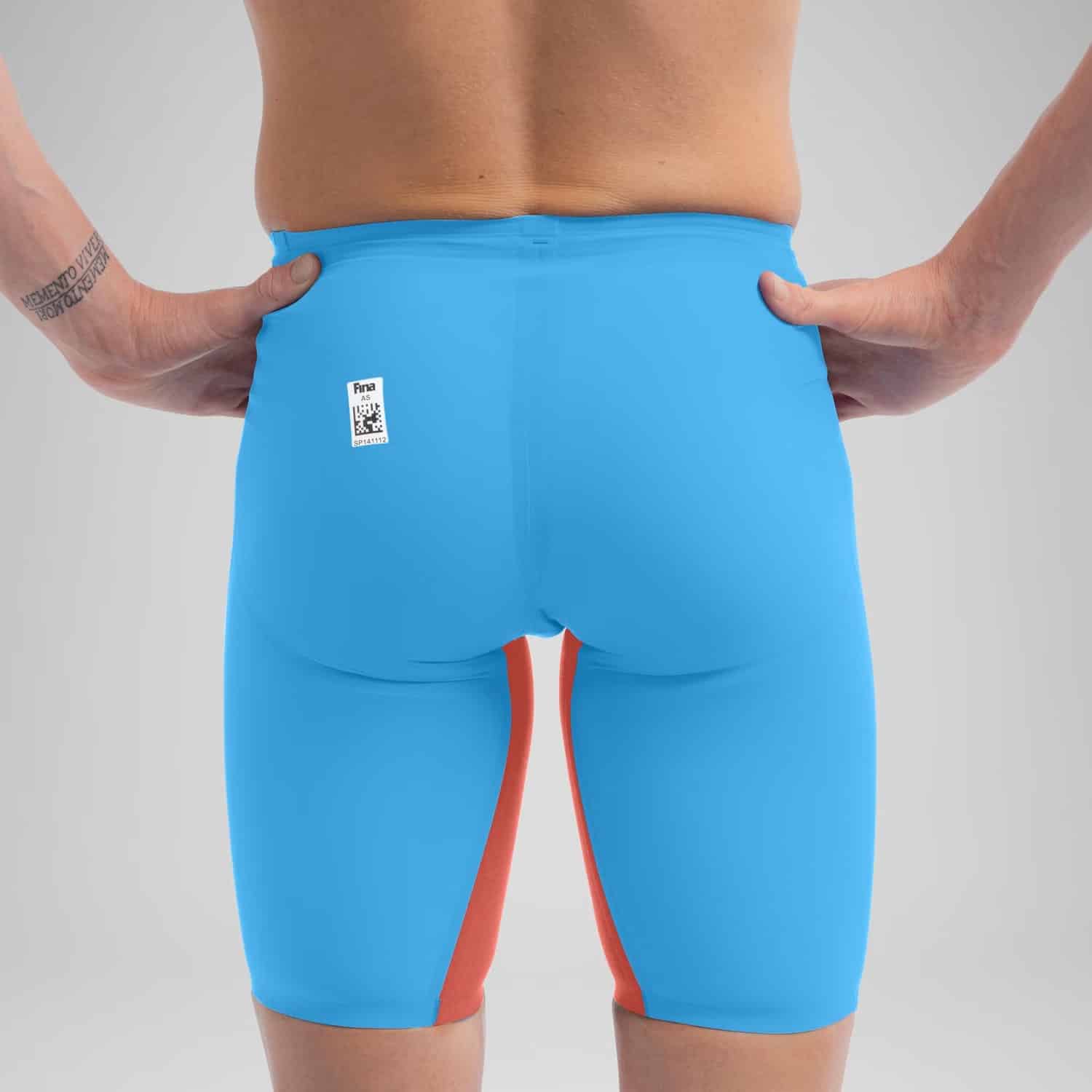 15861H828 E SPEEDO Fastskin LZR Pure Valor 2.0 Jammer Blu/Rosso