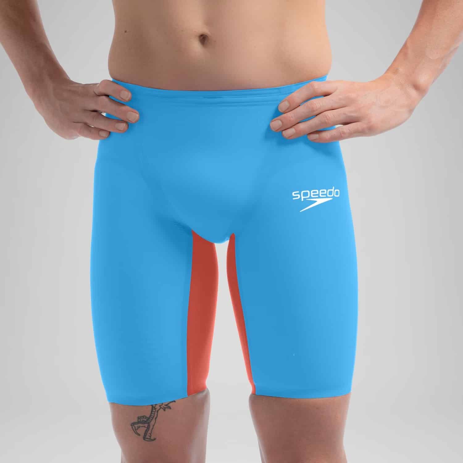 15861H828 F SPEEDO Fastskin LZR Pure Valor 2.0 Jammer Blu/Rosso
