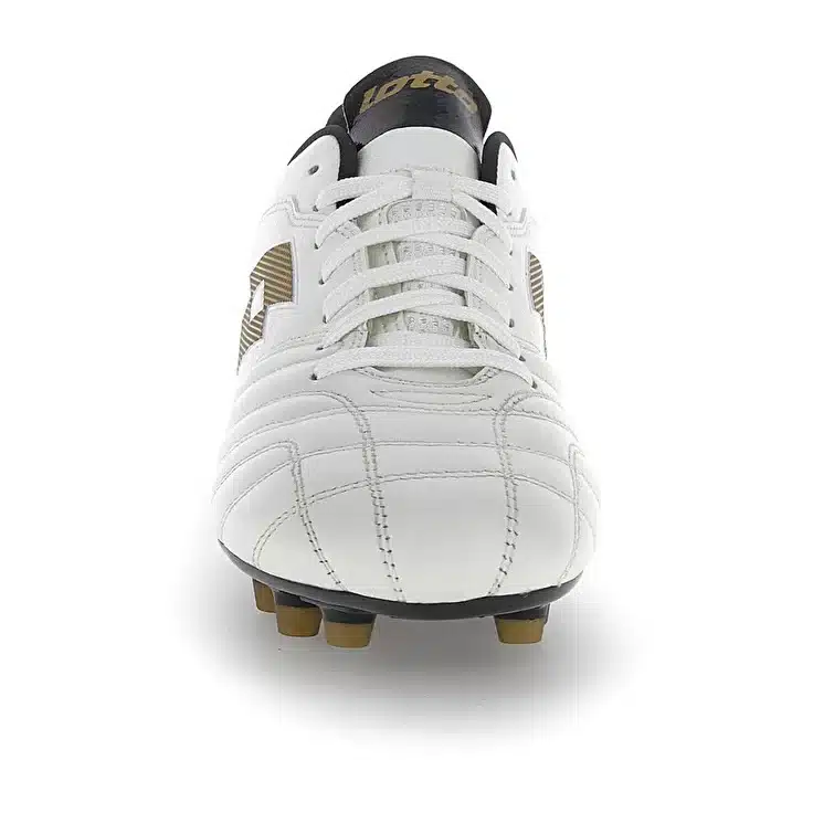 214602_6WX-04 Scarpa calcio STADIO 300 III FG LOTTO Bianco Platino