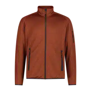 Pile Uomo Knit-Tech con mesh CMP Ruggine Antracite