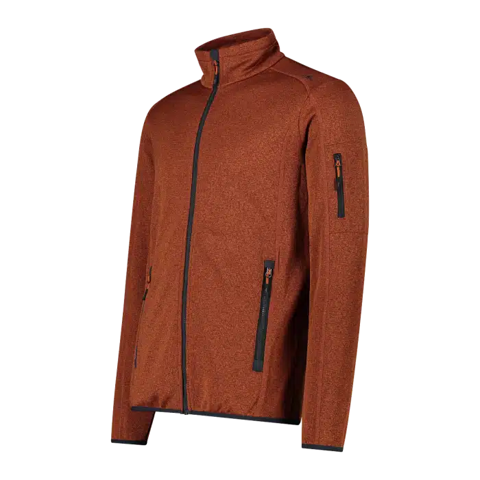 30H5887_08CT_C_FOT_ECO Pile Uomo Knit-Tech con mesh CMP Ruggine Antracite