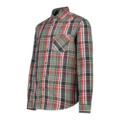 Camicia uomo manica lunga Check CMP