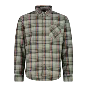 Camicia uomo manica lunga Check CMP Sage