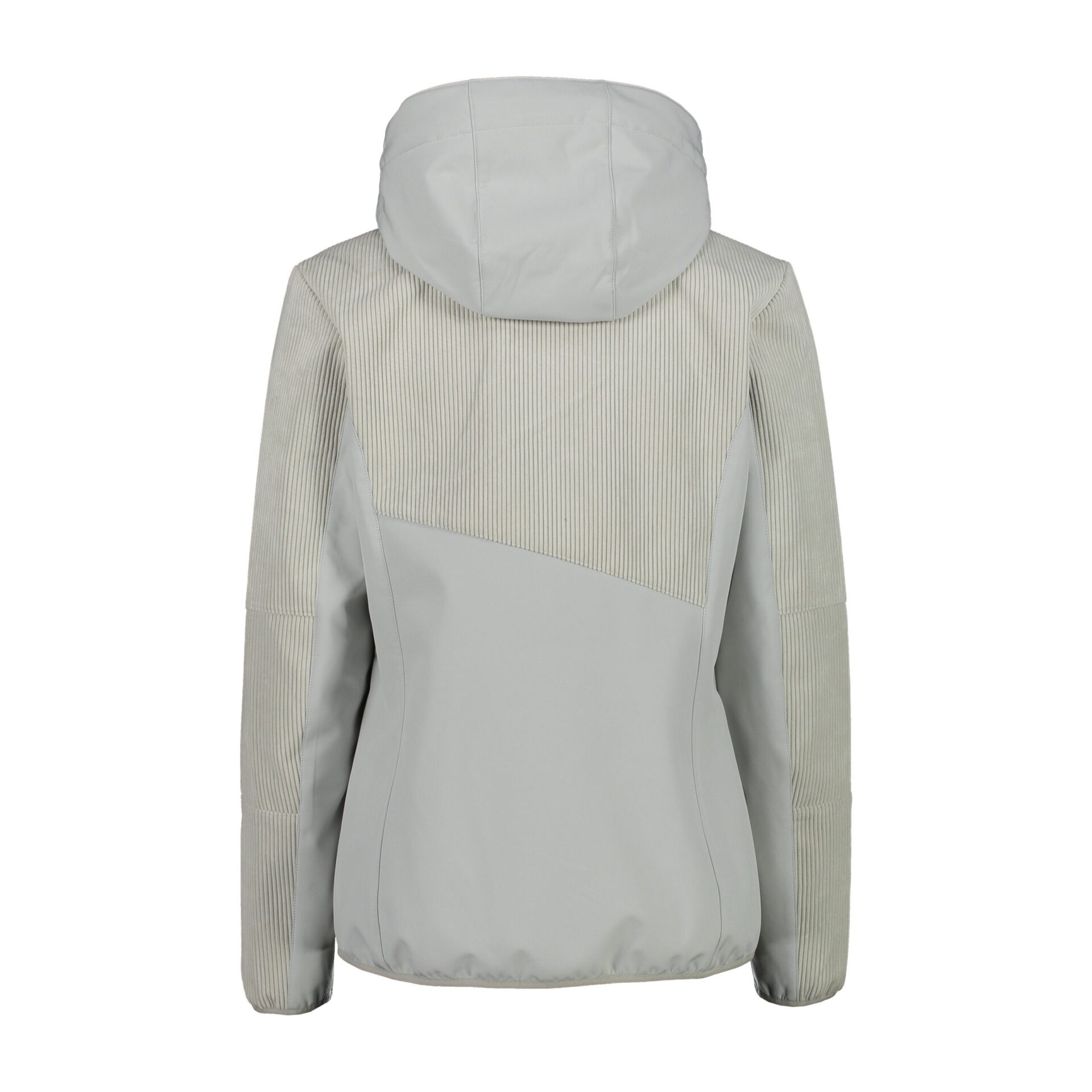 Giacca in softshell da donna inserti in velluto CMP DIETRO