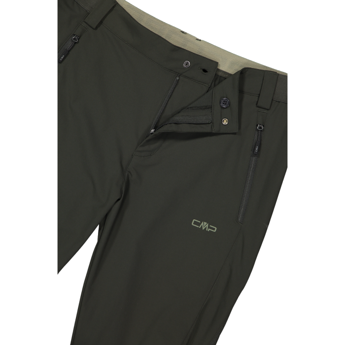 31T6117_F963_G_FOT_ECO Pantaloni in nylon elastico da trekking uomo CMP Pine
