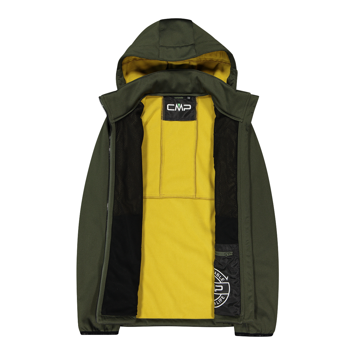 32A1737_E343_D Giacca uomo Softshell Melange Oil CMP