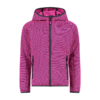 Pile knit-tech jacquard da bambina CMP